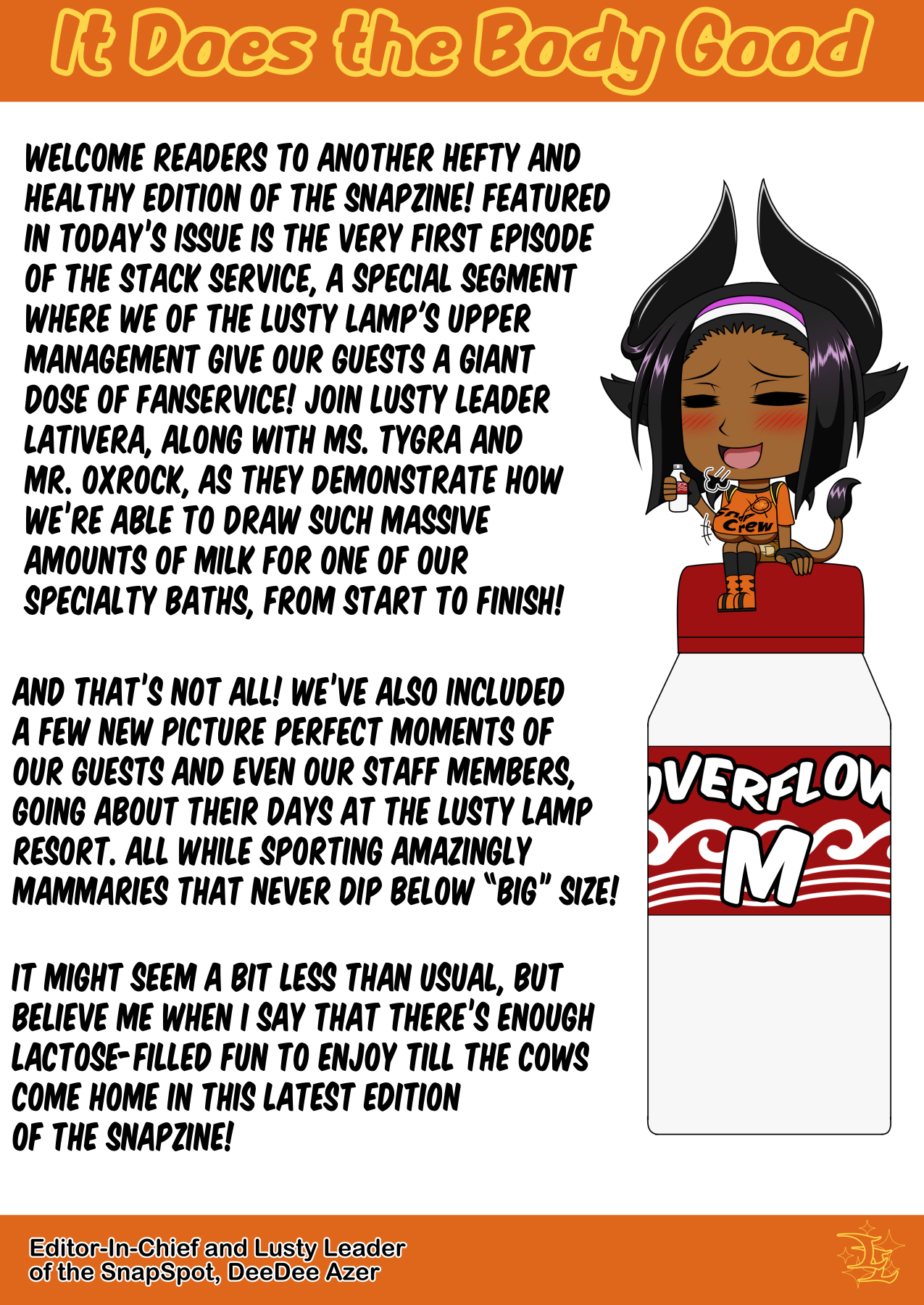 The Snapzine #12 - Got Milk? page 3 full