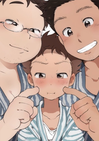 [Tare Mayuzou] Kazoku To Kita Ryokan De Gay Couple To De Au Shota cover