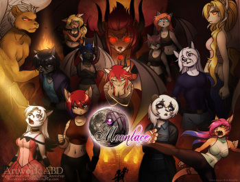 [Dark Blue Comics (ABlueDeer)] Moonlace(ongoing) cover