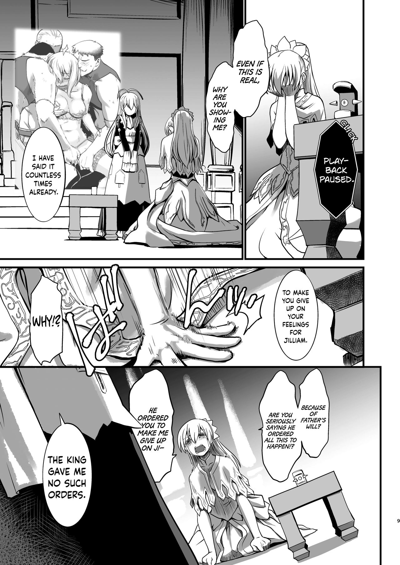 Kishi Danchou Kairakusu Kakute Kishi Danchou Hime Kishi To Naru Ch. 4 | Thus the Knight Commander becomes the Princess Knight page 8 full