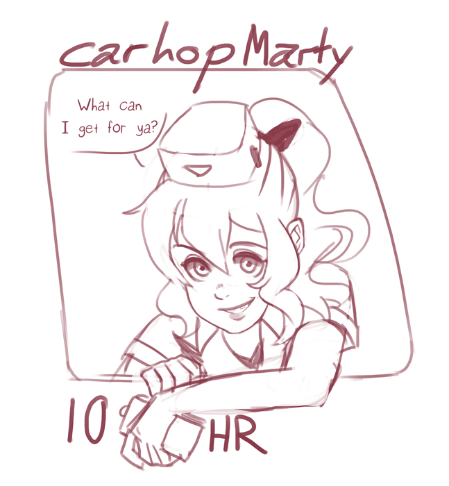 Carhop Marty 10hr page 1 full