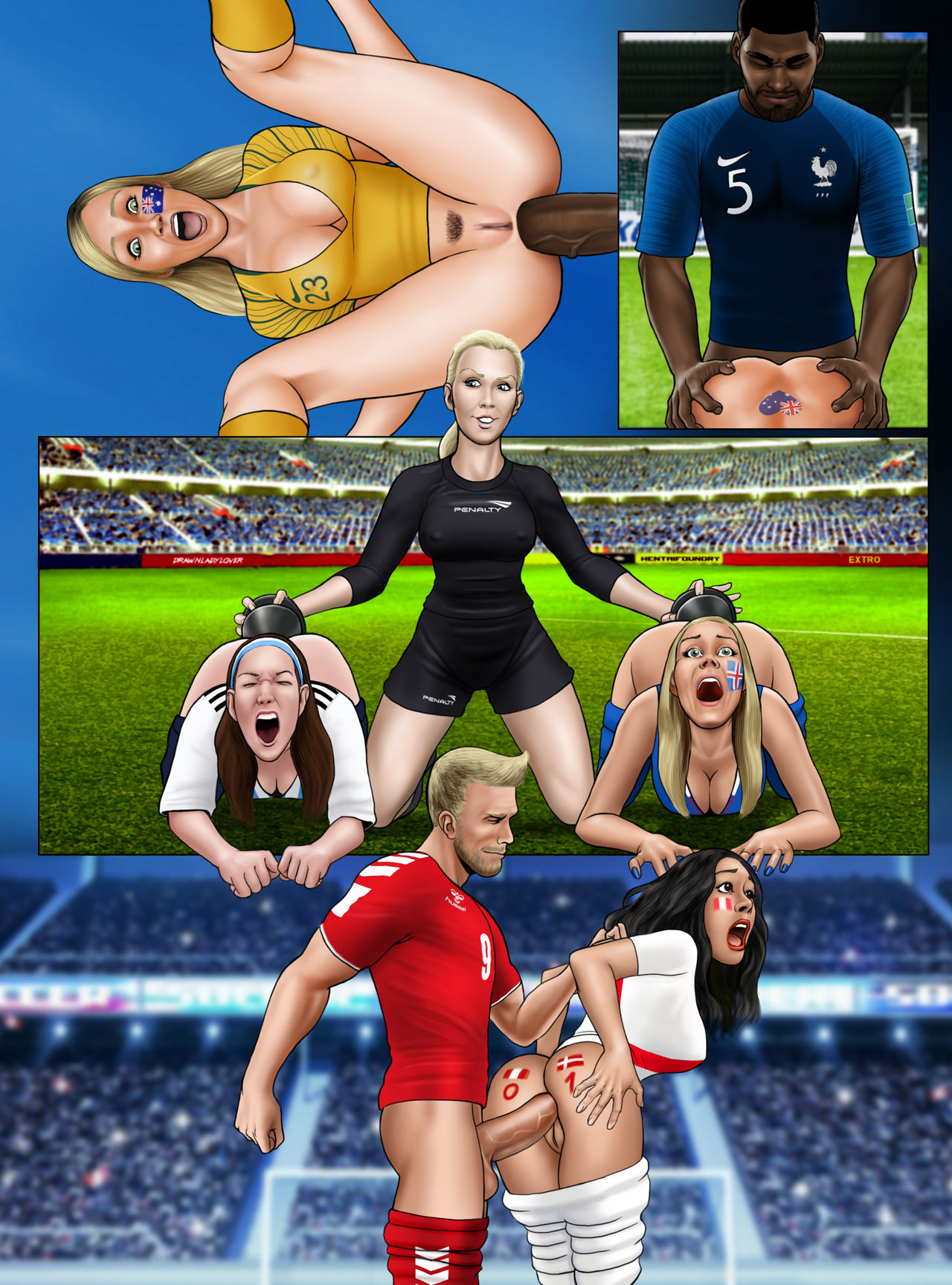 FIFA World Cup Russia 2018 - Soccer Hentai page 8 full