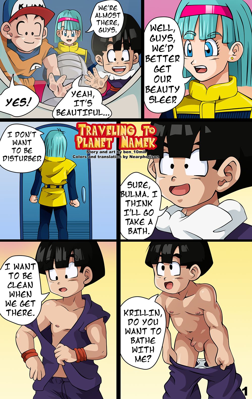 Traveling to Planet Namek page 1 full