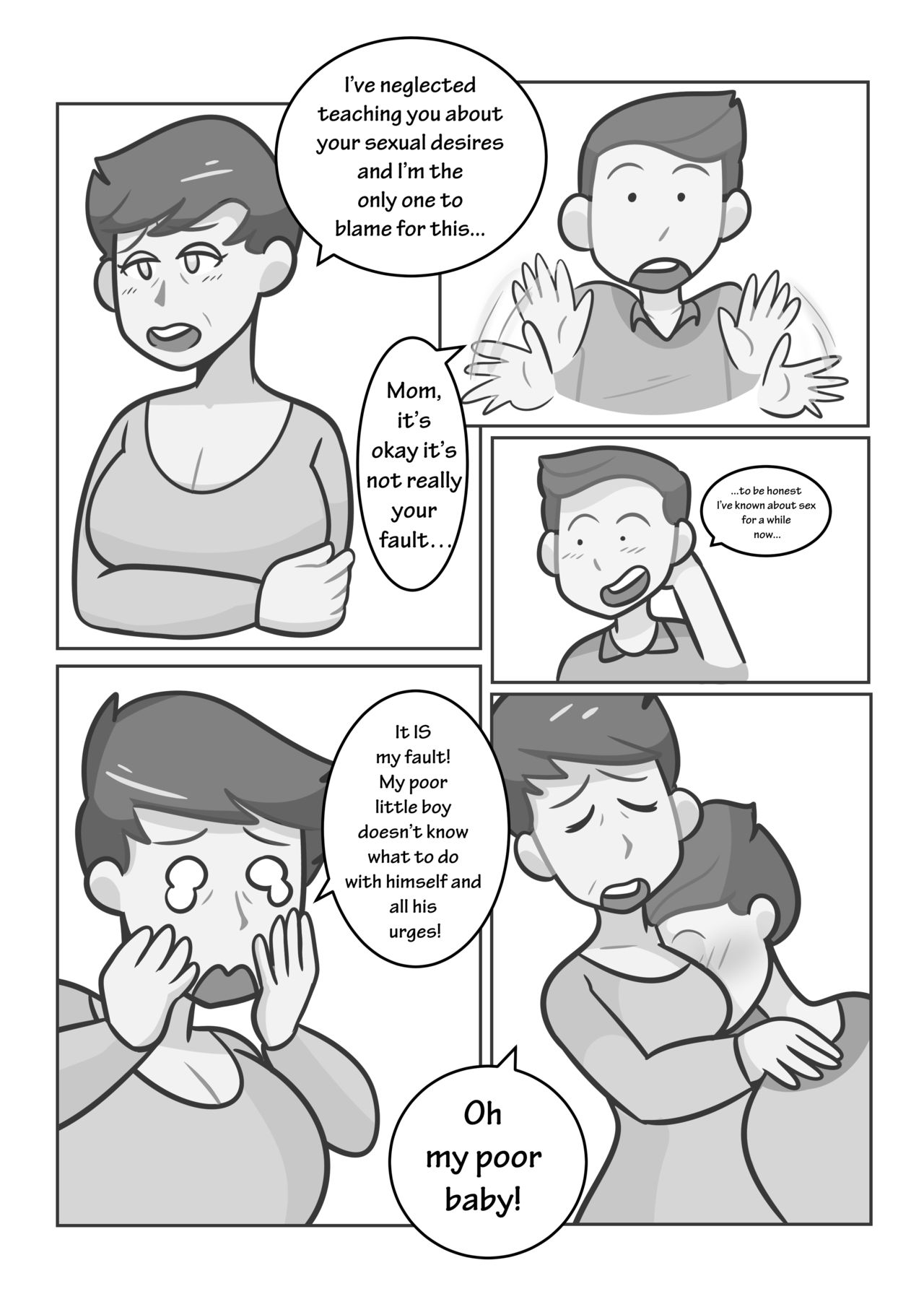 Uhh Mom Why Are You Taking Your Clothes Off  By DeadEndDraws page 4 full