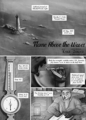 [Sofawolf Press (Kyma , Zeigler)] FLAME ABOVE THE WAVES [Eng] cover