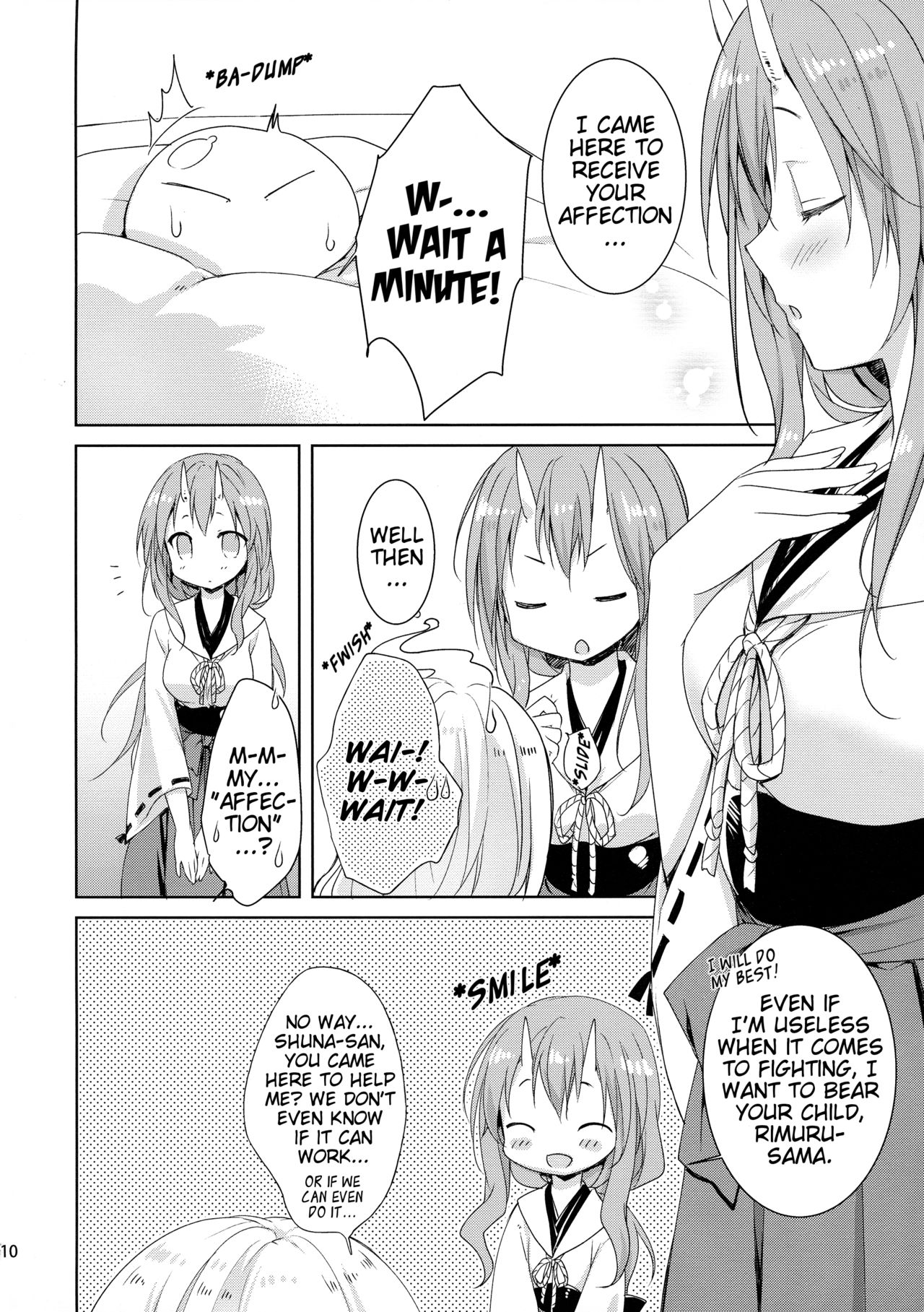 Shuna wa Rimuru-sama no Kodomo ga Hoshi no desu! | Shuna wants Rimuru-sama's children! page 10 full