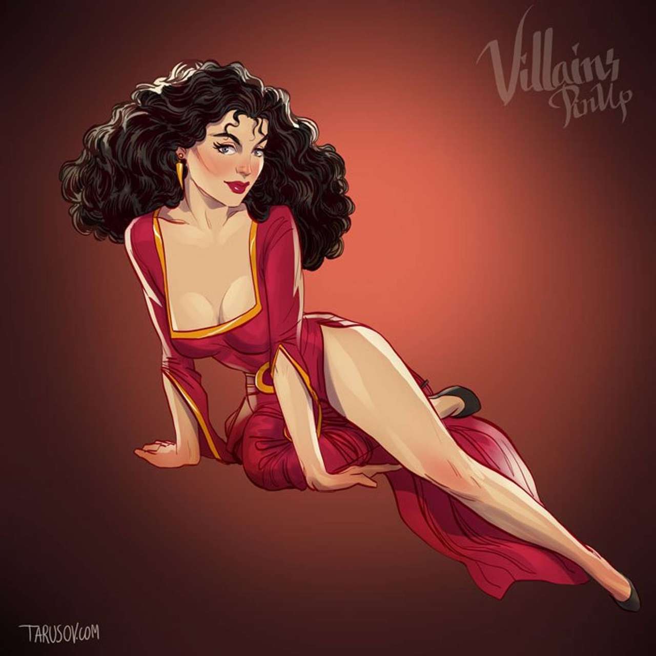 Villains Pinup page 8 full