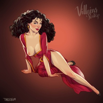 [AndrewTarusov] Villains Pinup cover