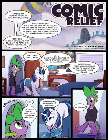 [Braeburned] Comic Relief (My Little Pony Friendship Is Magic) (Español) cover