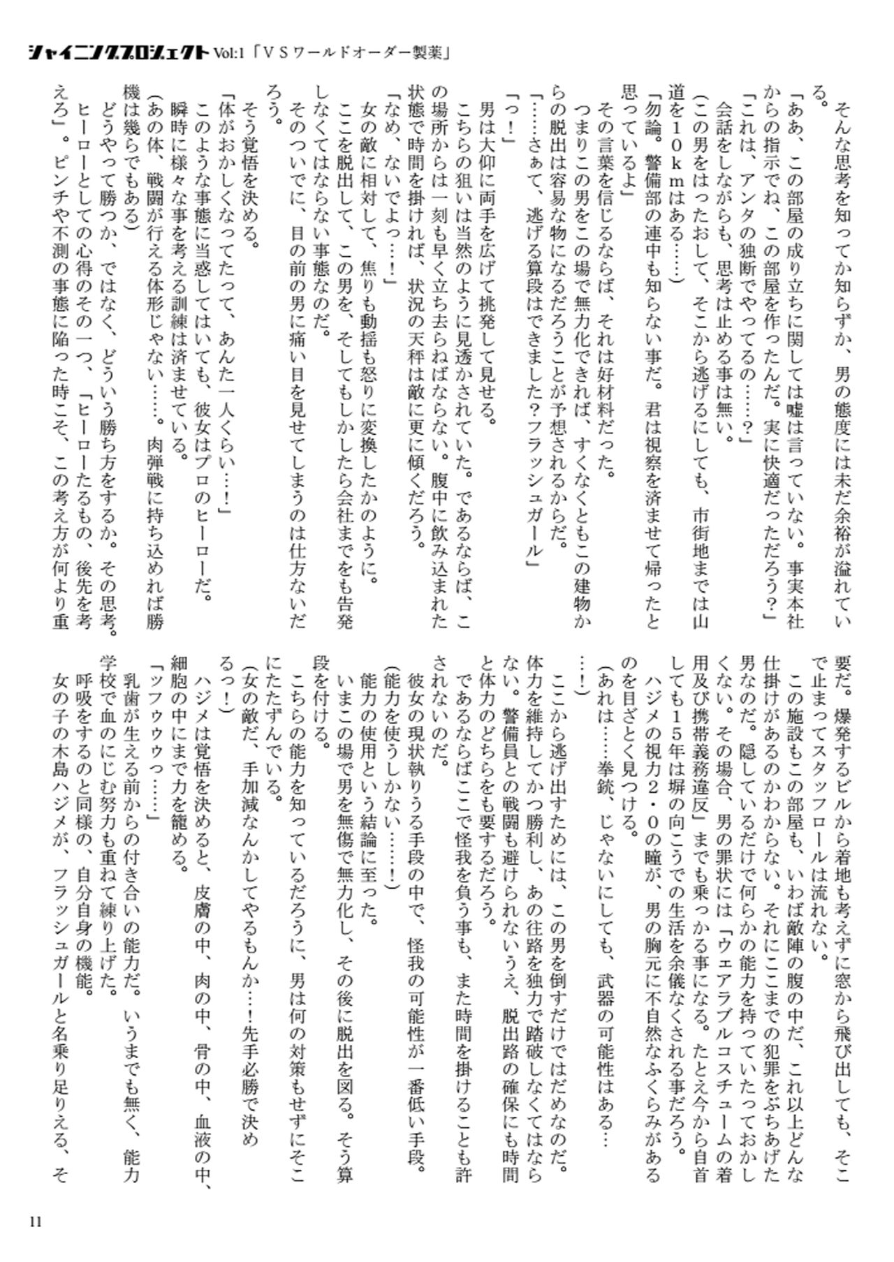 Shining Project! Vol 1 "VS World Order Seiyaku!" page 12 full