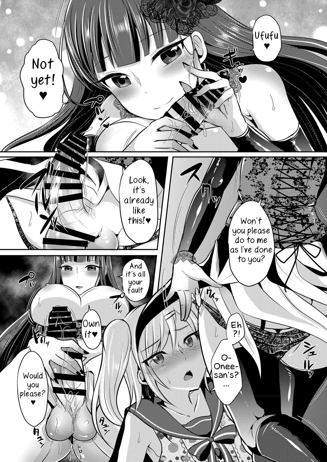 Boku ga Hitomebore Shita Gothic Onee-san wa Futanari datta Ken page 11 full