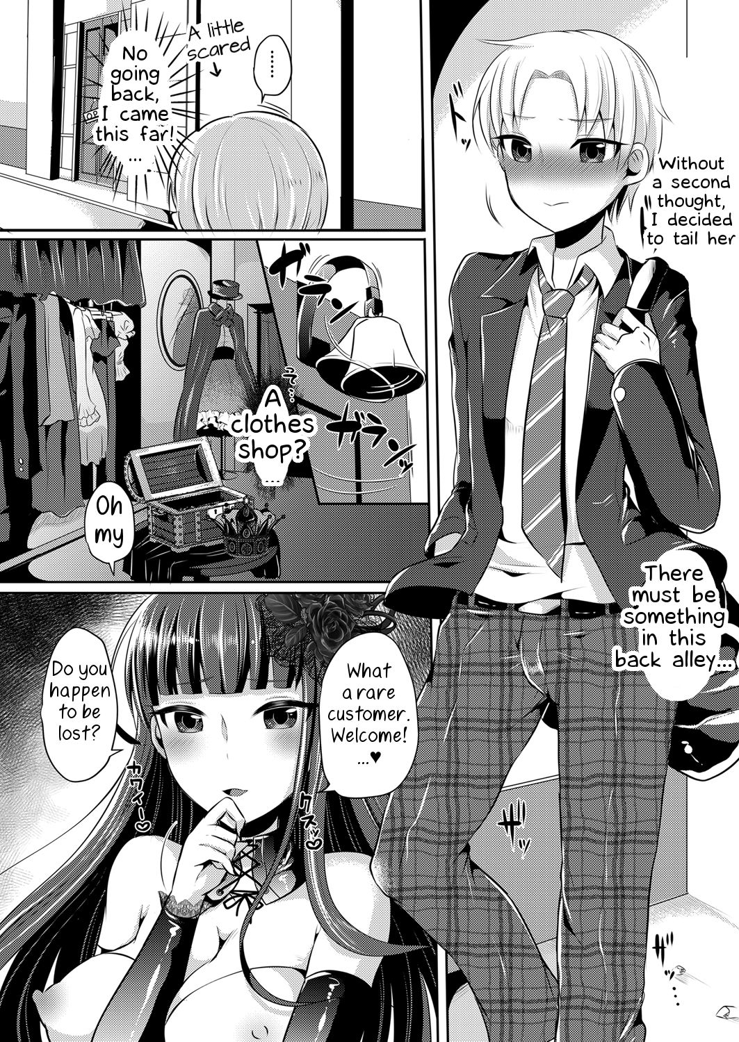 Boku ga Hitomebore Shita Gothic Onee-san wa Futanari datta Ken page 5 full