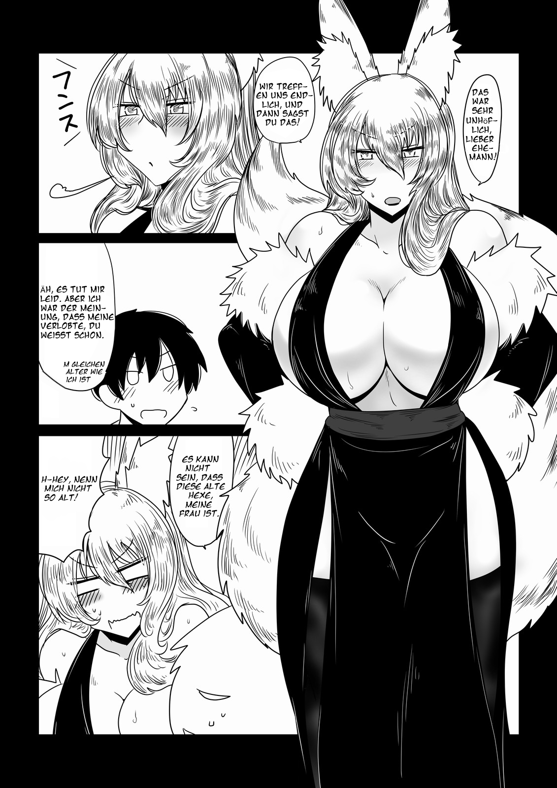 Kitsune ni Mukoiri. | Verheiratet mit einer reifere Fuchsin page 2 full