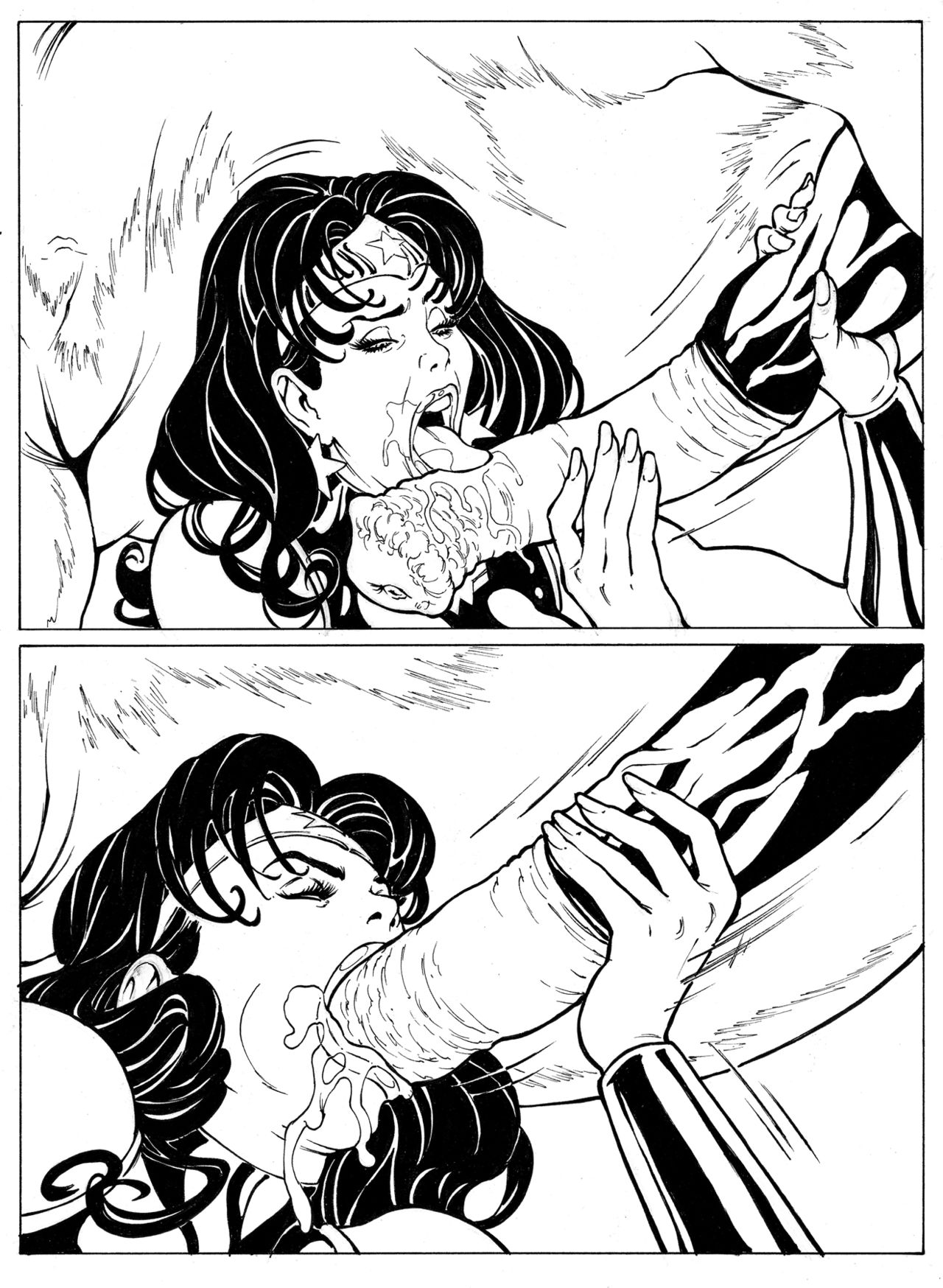 Superheroinecomixxx - Wonder Woman and Horse page 2 full