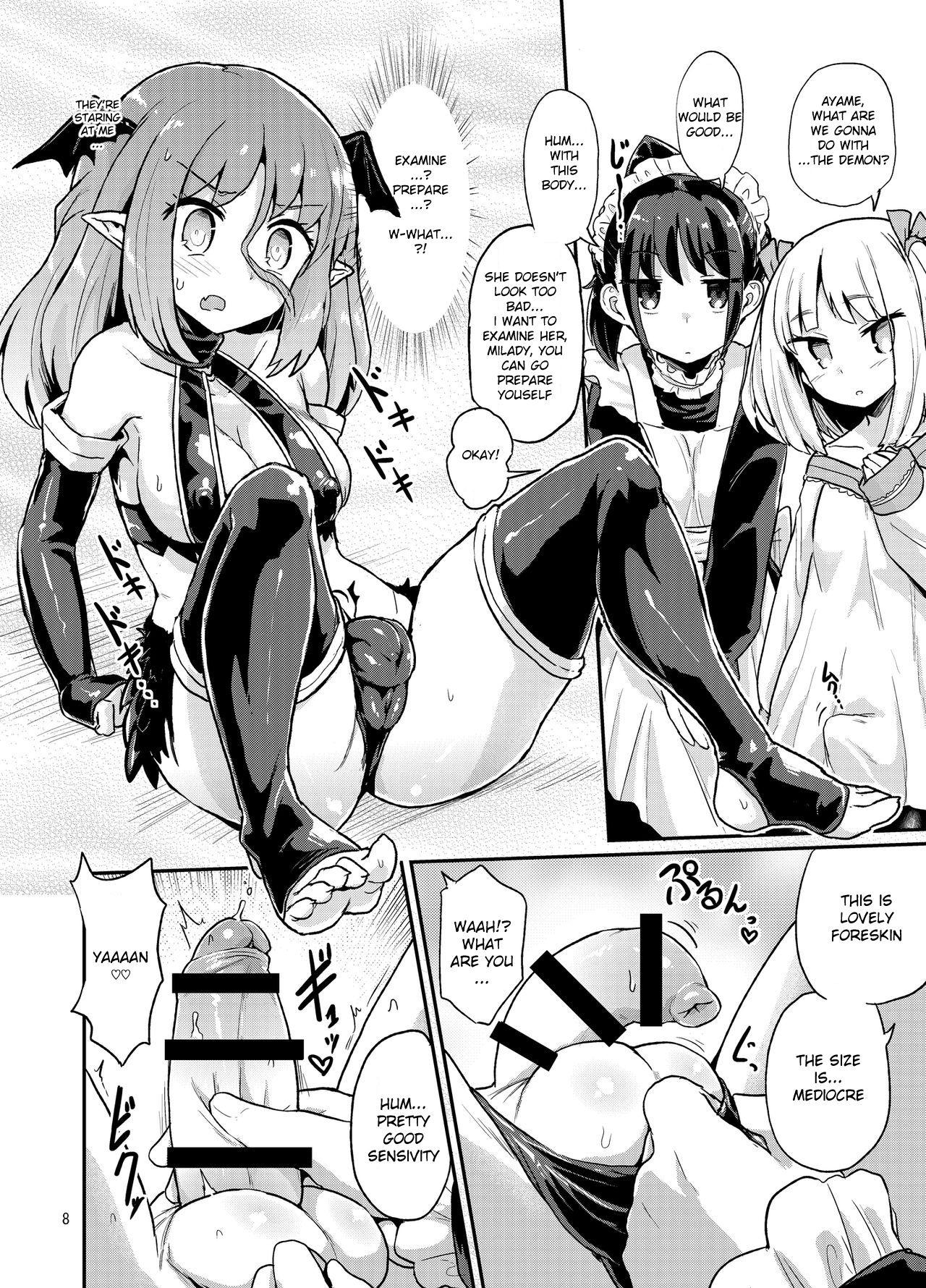 Yowayowa Futanari Succubus-chan #01 page 8 full