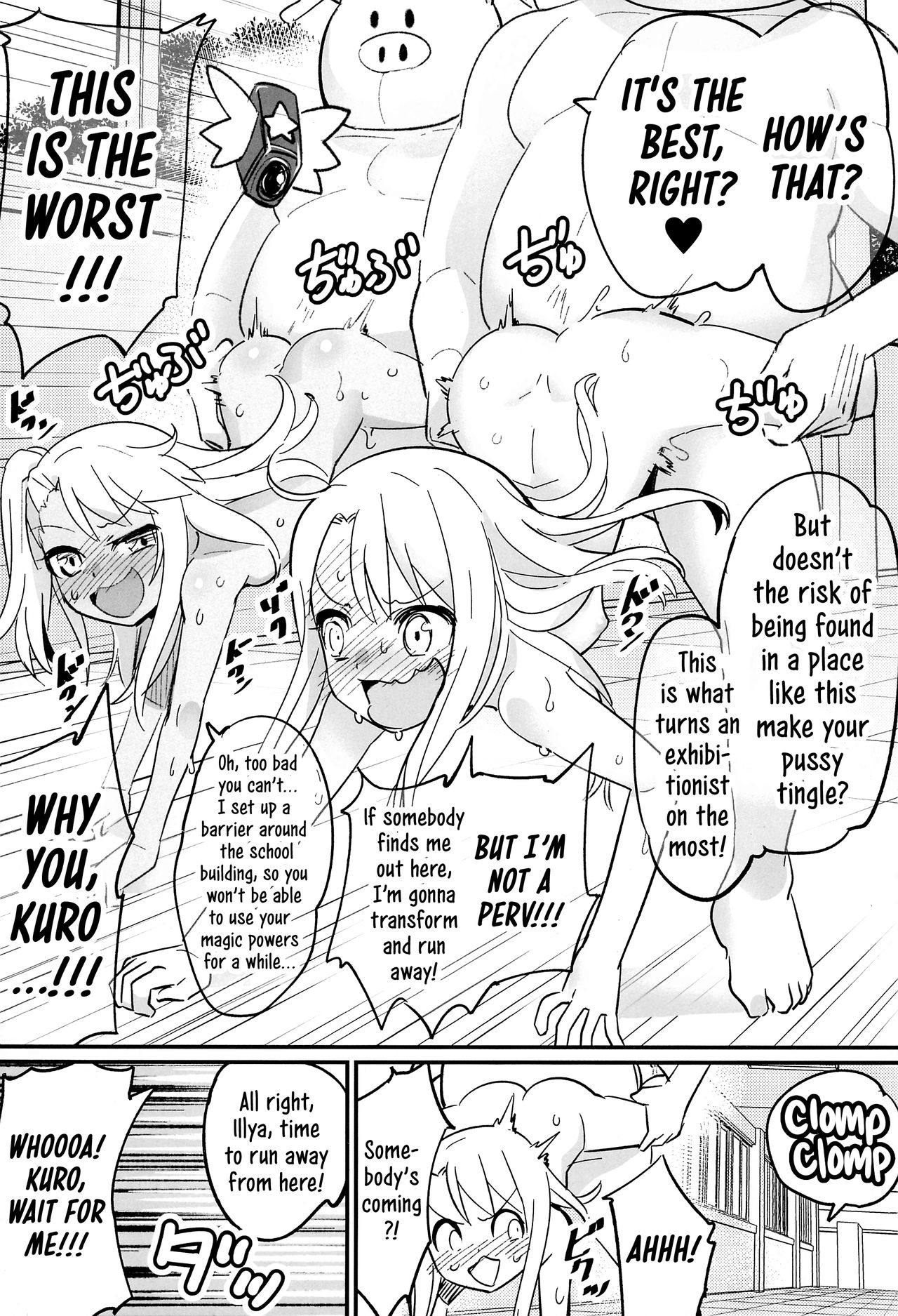 Illya to Kuro no Dohentai Kounai Roshutsu Sex!! | Illya and Kuro, the Kinky Girls having Public Sex at their School! page 12 full