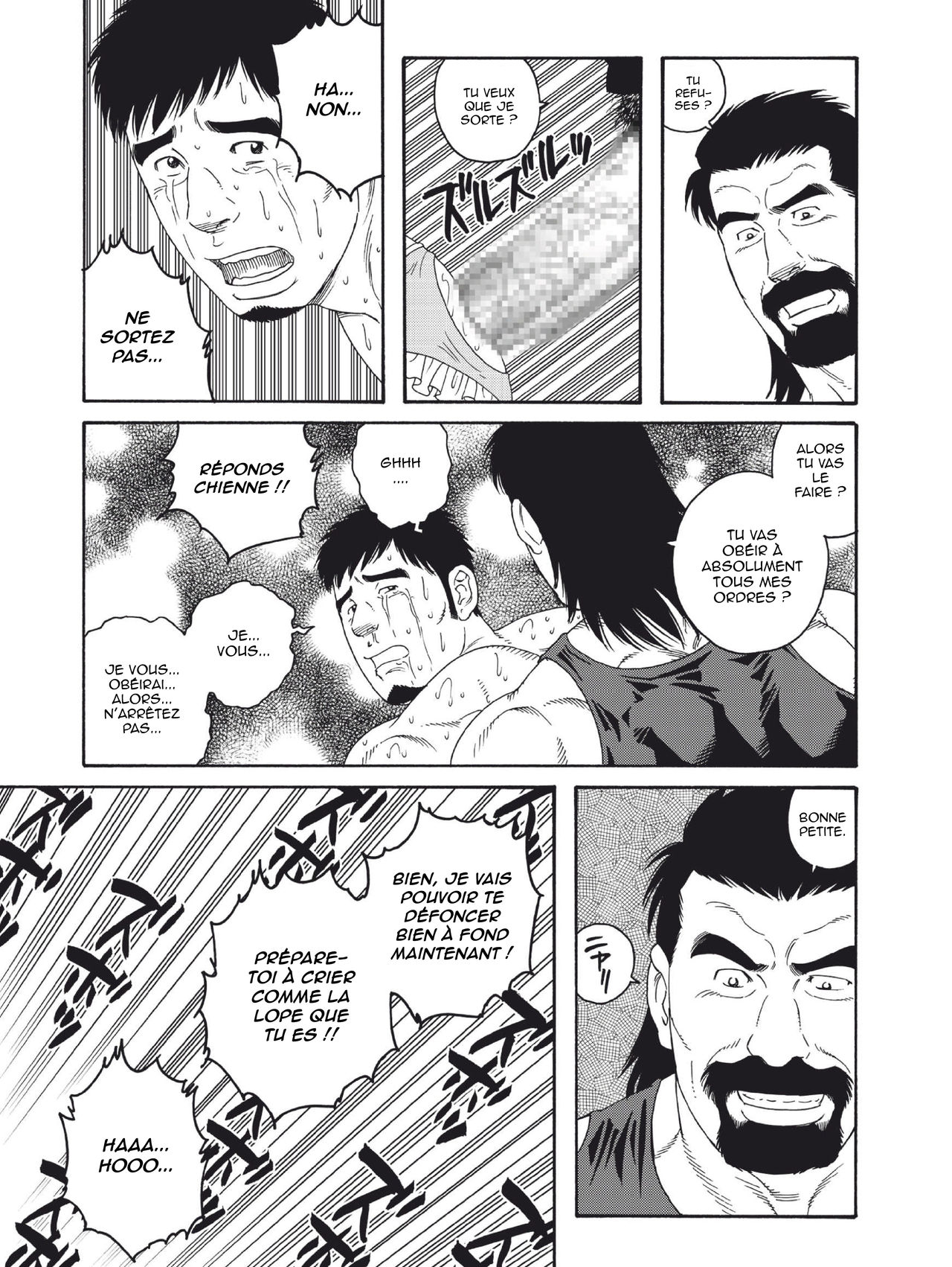 Shinyuu no Oyaji ni Mesu ni Sarete 4 | Comment Je Suis Devenu La Chienne Du Pere a Mon Meilleur Ami 4 page 11 full
