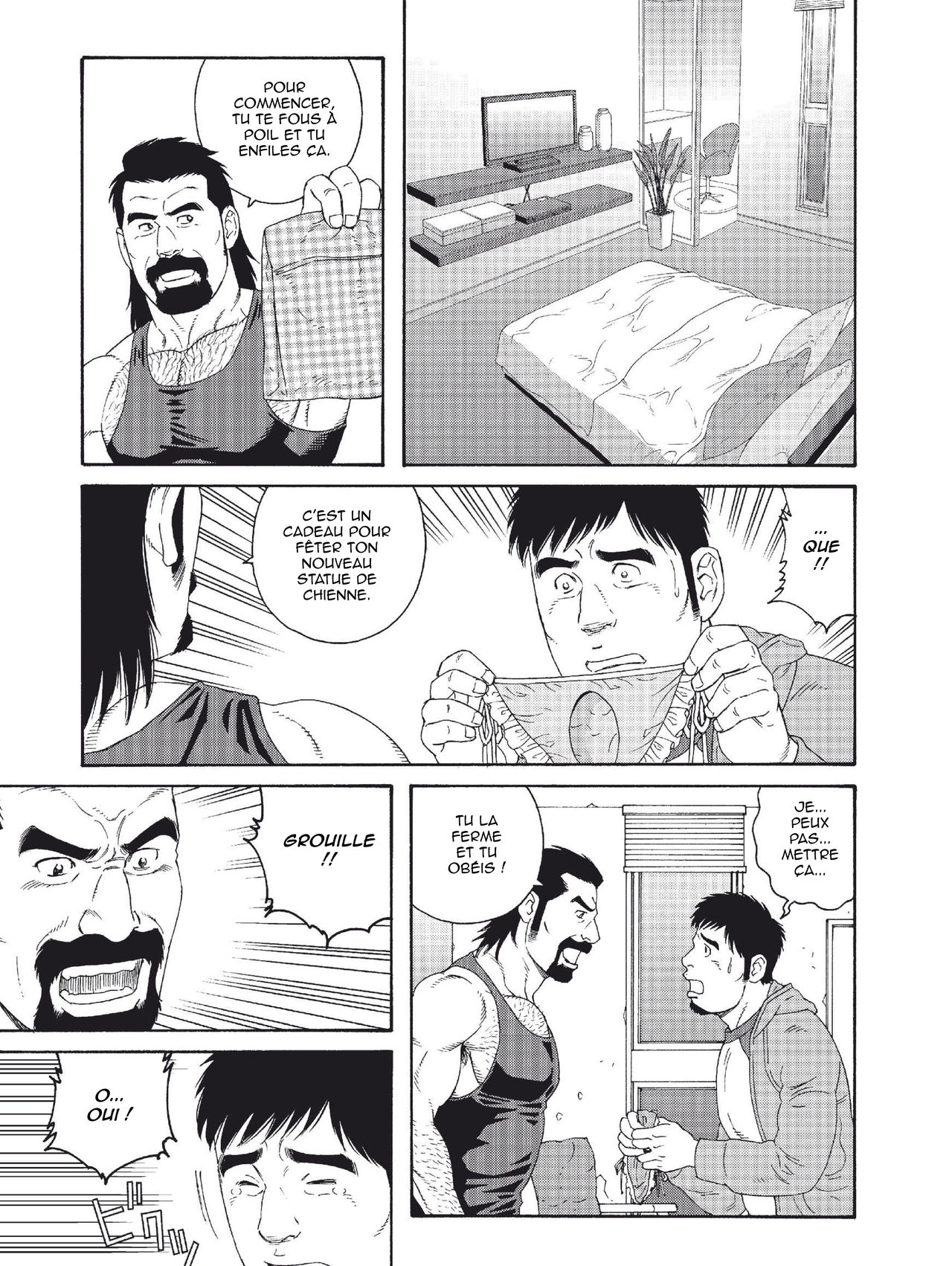 Shinyuu no Oyaji ni Mesu ni Sarete 4 | Comment Je Suis Devenu La Chienne Du Pere a Mon Meilleur Ami 4 page 3 full