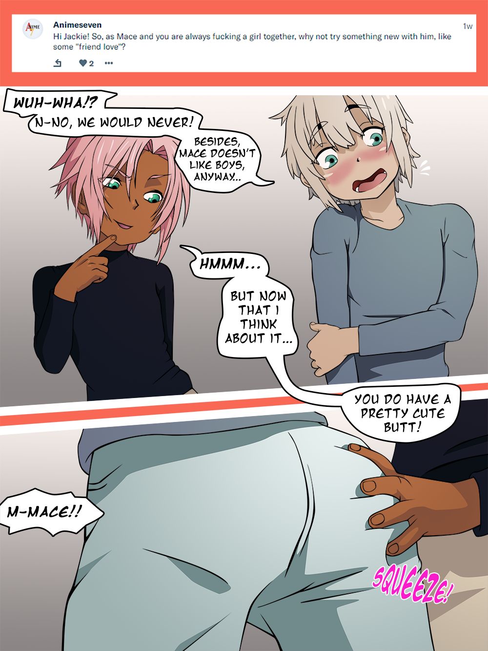 Near Hentai Character Asks page 1 full