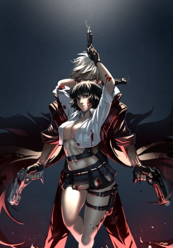 [Optional Typo] Lady x Dante [Devil May Cry] [English] cover