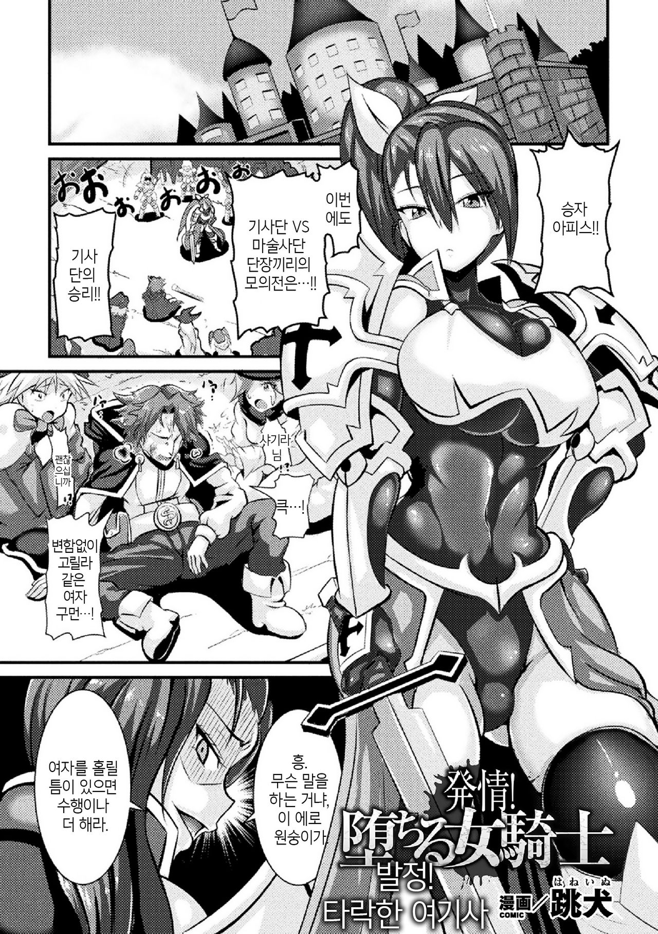Hatsujou! Ochiru Onna Kishi | 발정! 타락한 여기사 page 1 full
