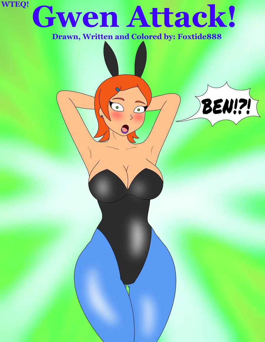 Gwen Attack  BunnyGirl Cosplay Version page 5 full