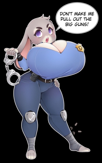 Busty Judy Hopps cover