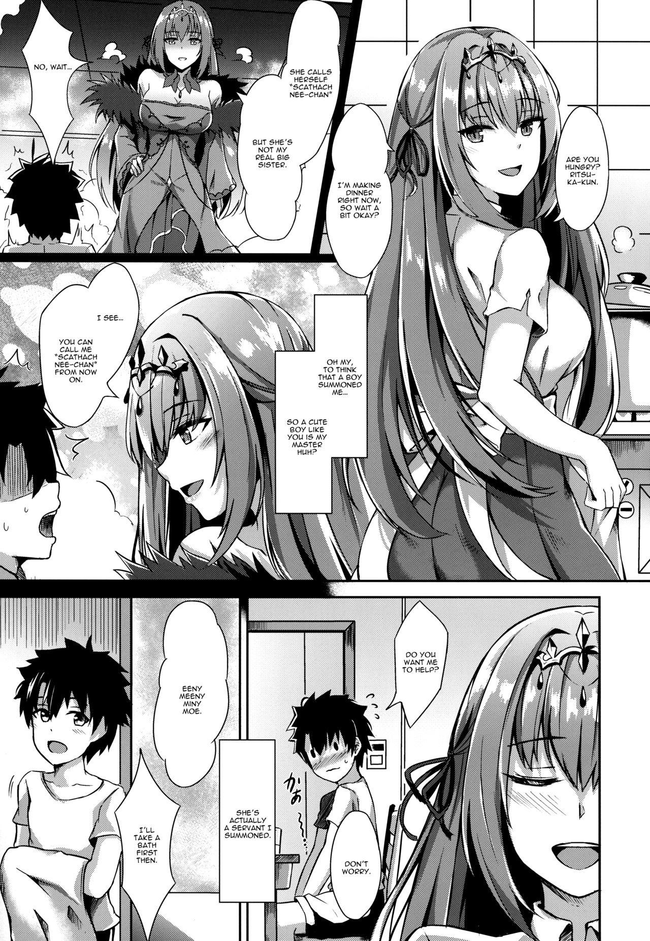 Scathach Nee-chan ga Kanri Shite Ageyou | Scathach Nee-chan Will Help You Control Your Orgasms page 3 full
