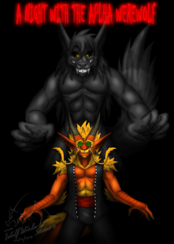 [WolfWarlock] A Night With The Alpha WereWolf cover