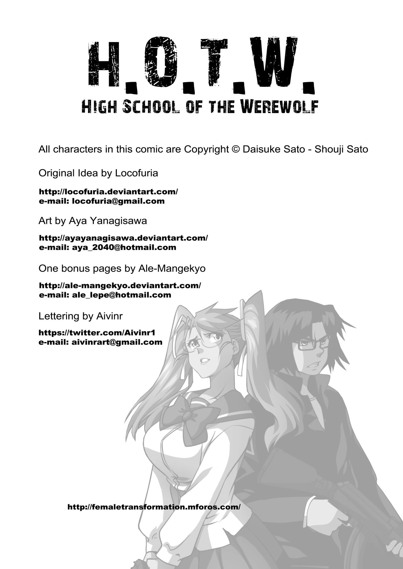 Highschool of the Werewolf 2 page 3 full