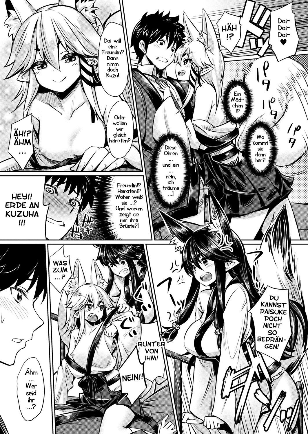 Kamisama Kara no Okurimono ~Kitsunekko Shimai to Kozukuri Ecchi~ | Der Dank der Kitsune page 4 full