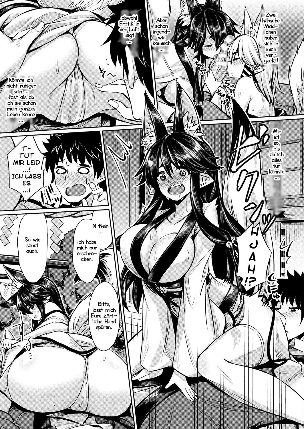 Kamisama Kara no Okurimono ~Kitsunekko Shimai to Kozukuri Ecchi~ | Der Dank der Kitsune page 7 full
