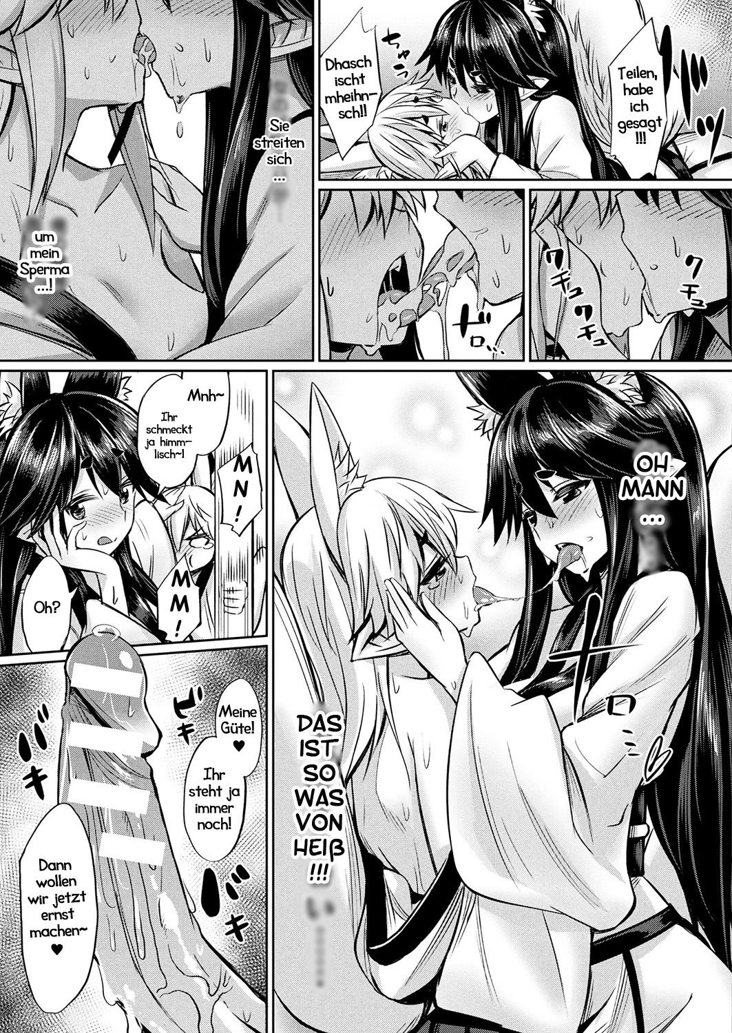 Kamisama Kara no Okurimono ~Kitsunekko Shimai to Kozukuri Ecchi~ | Der Dank der Kitsune page 9 full