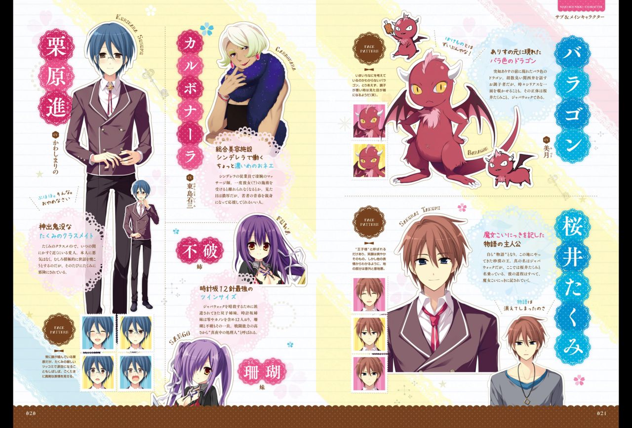 Majo Koi Nikki - Visual Fanbook page 12 full
