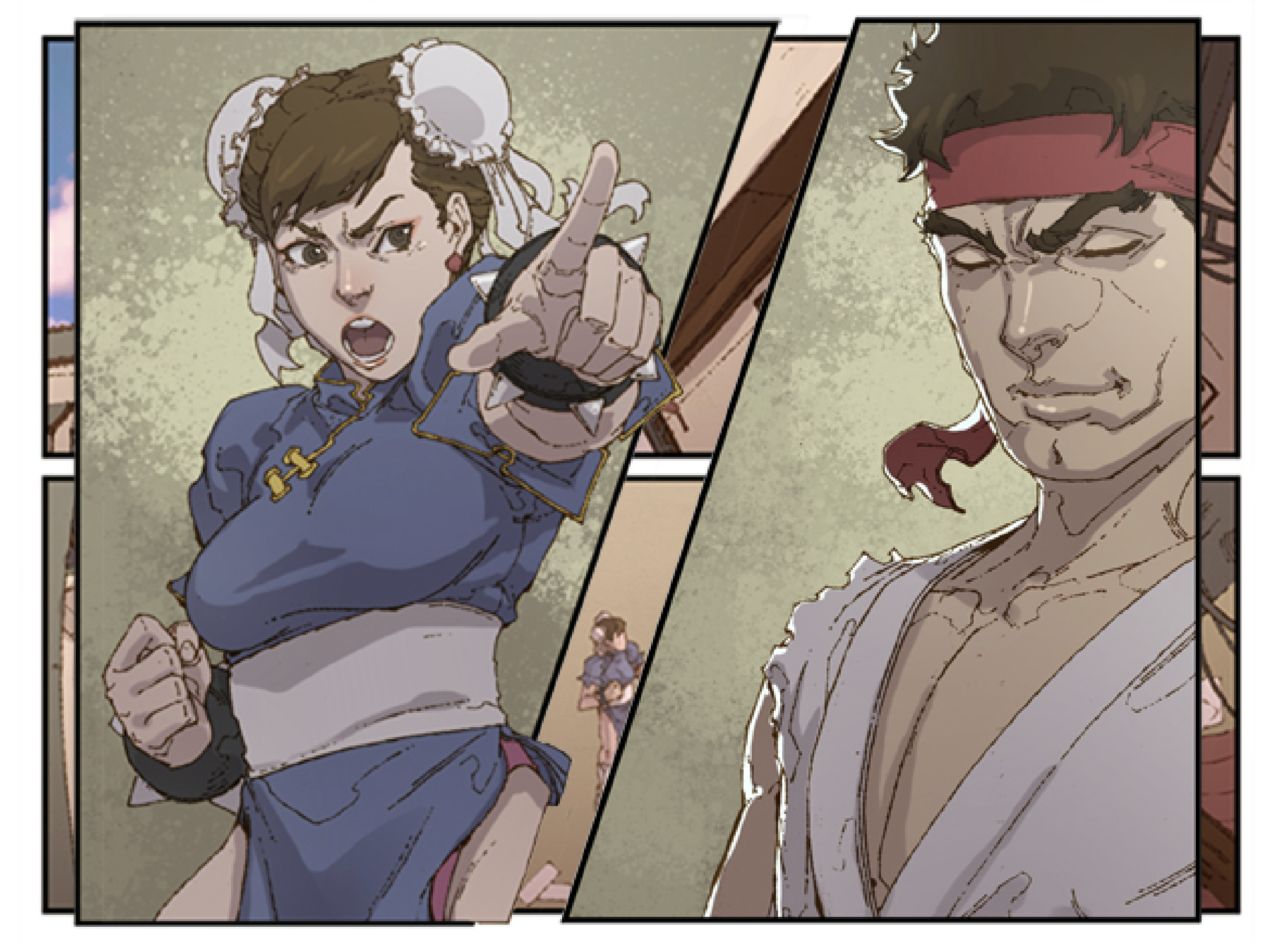 Chun Li  X Ryu page 7 full