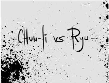 Chun Li  X Ryu cover