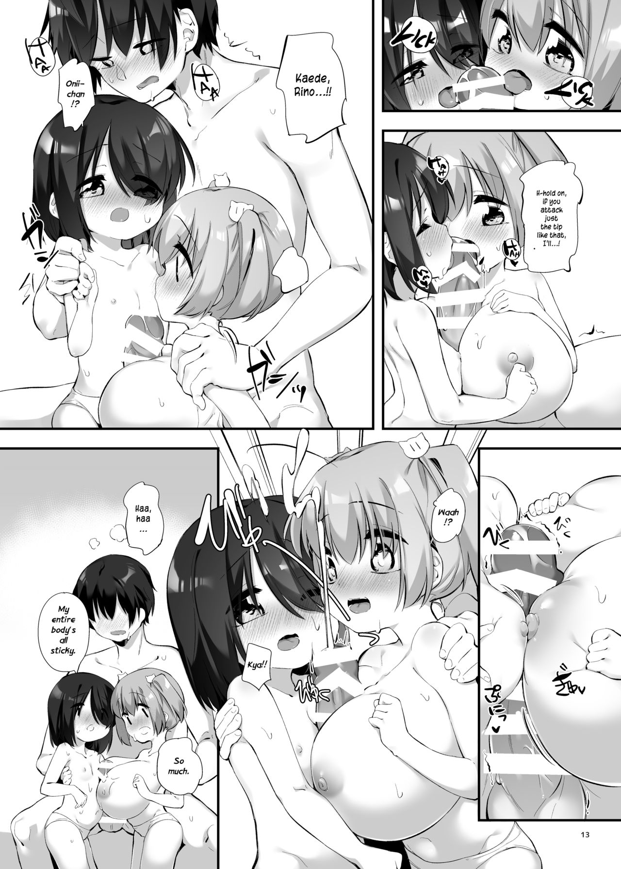 Imouto ni Hasamarete Shiawase Desho? 3 | Between Sisters, Are You Happy? 3 page 12 full