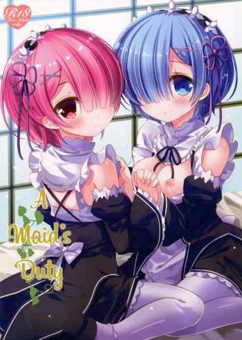 (C90) [@ism (Aono Ribbon)] Maid no Oshigoto | Maid's Duty (Re:Zero kara Hajimeru Isekai Seikatsu) [English] [EHCOVE] cover