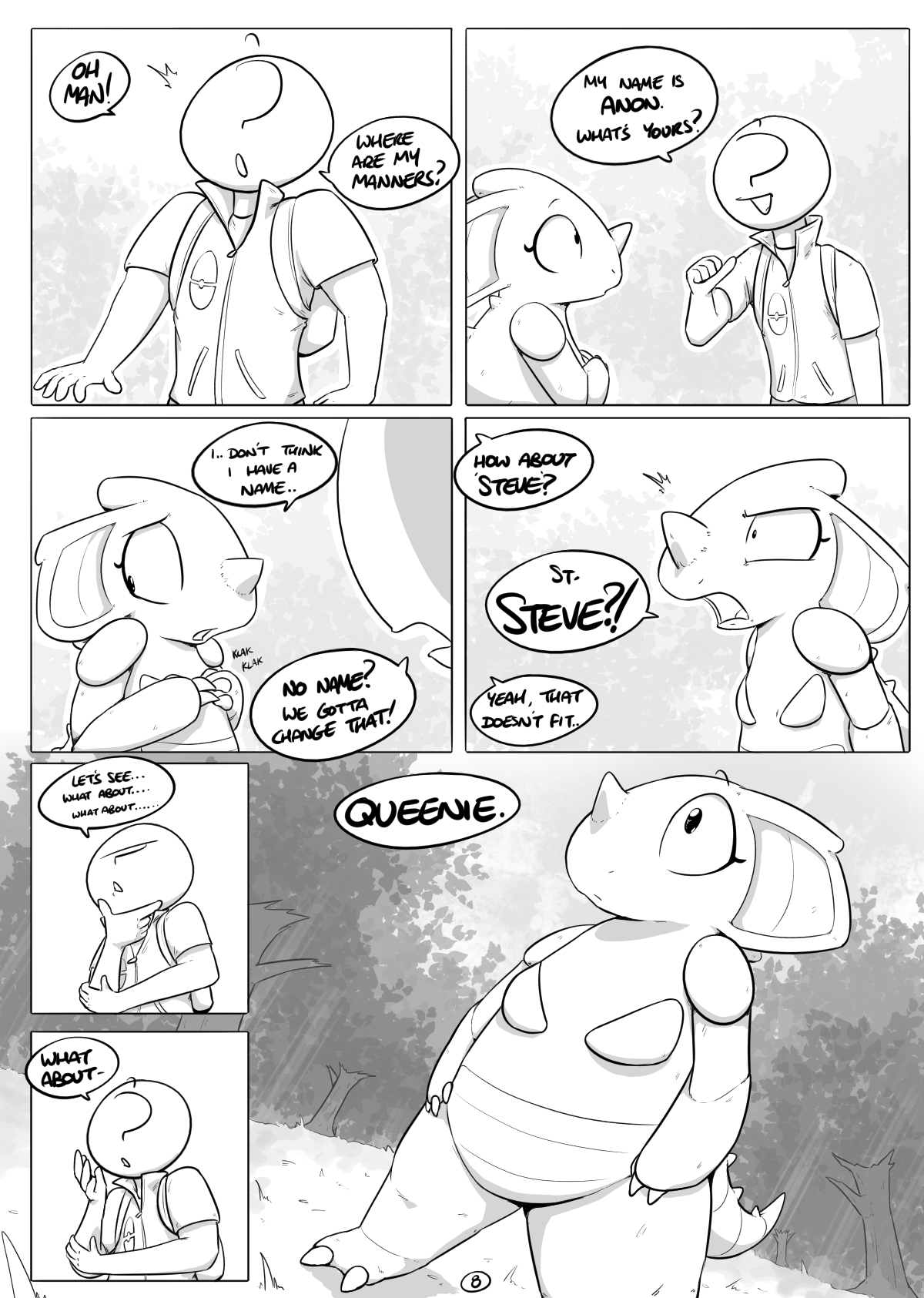Queenie & Anon's Adventure page 8 full