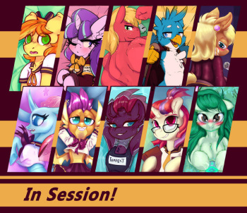 In Session! (My little pony) cover