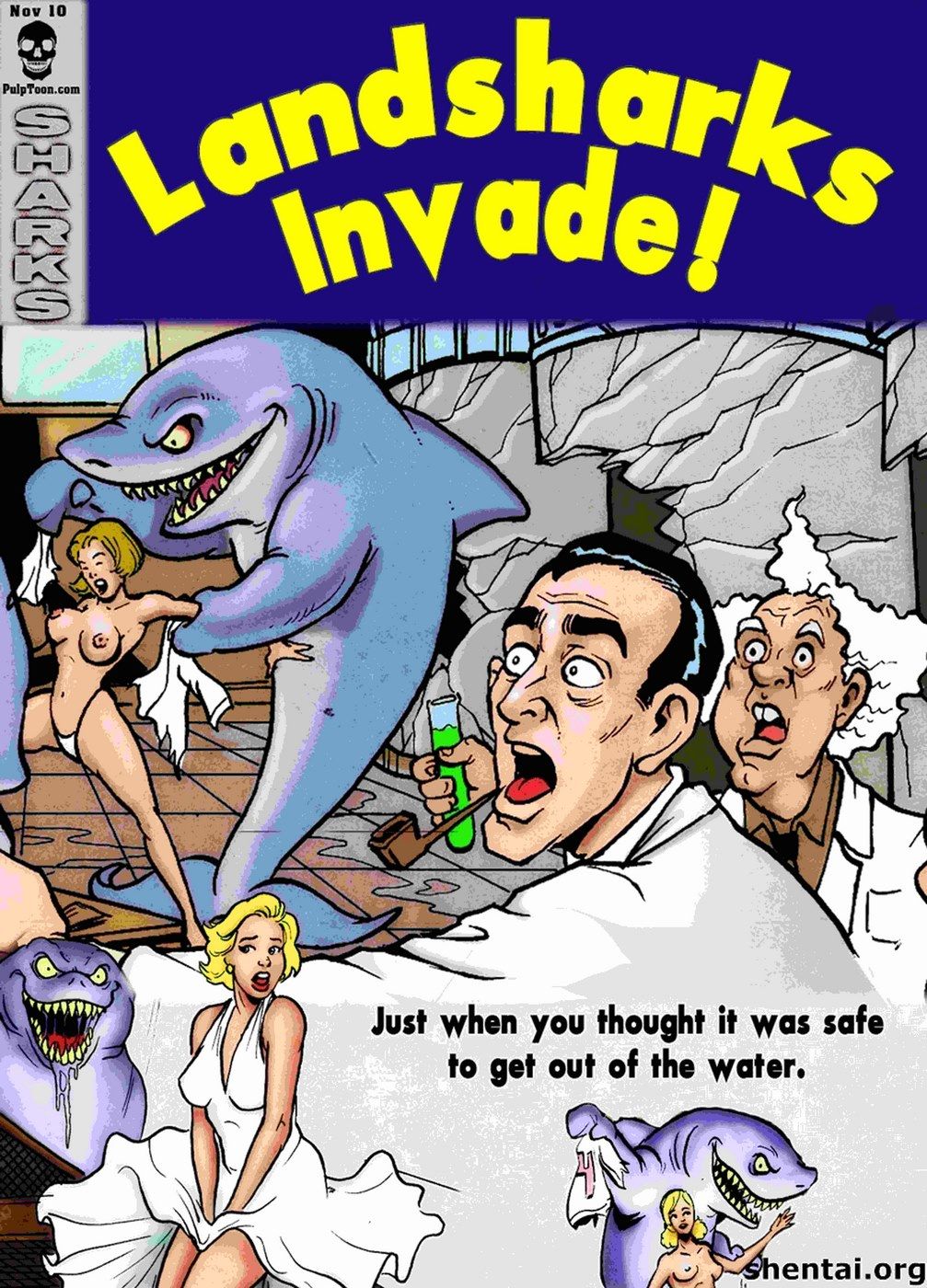Landsharks Invade_pulptoon page 1 full