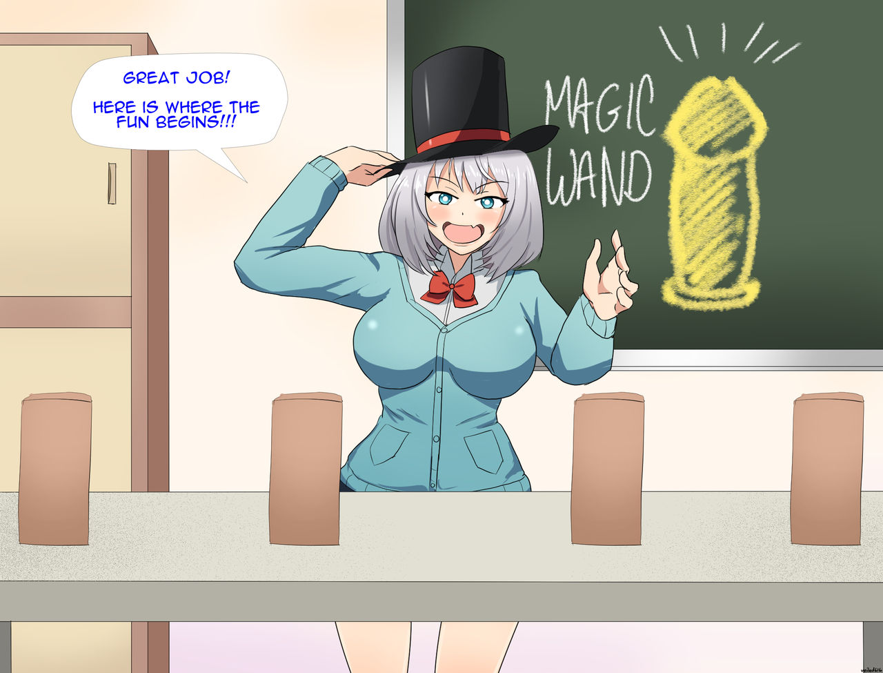 Magical Sempai's Magical Trick! page 5 full