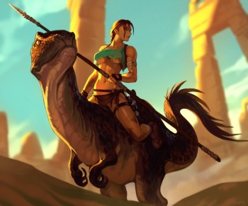 [OptionalTypo] Lara Croft - Tomb Raider cover