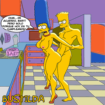 Bart & Marge Simpson Celebrando su 18avo Cumpleaños page 3 full