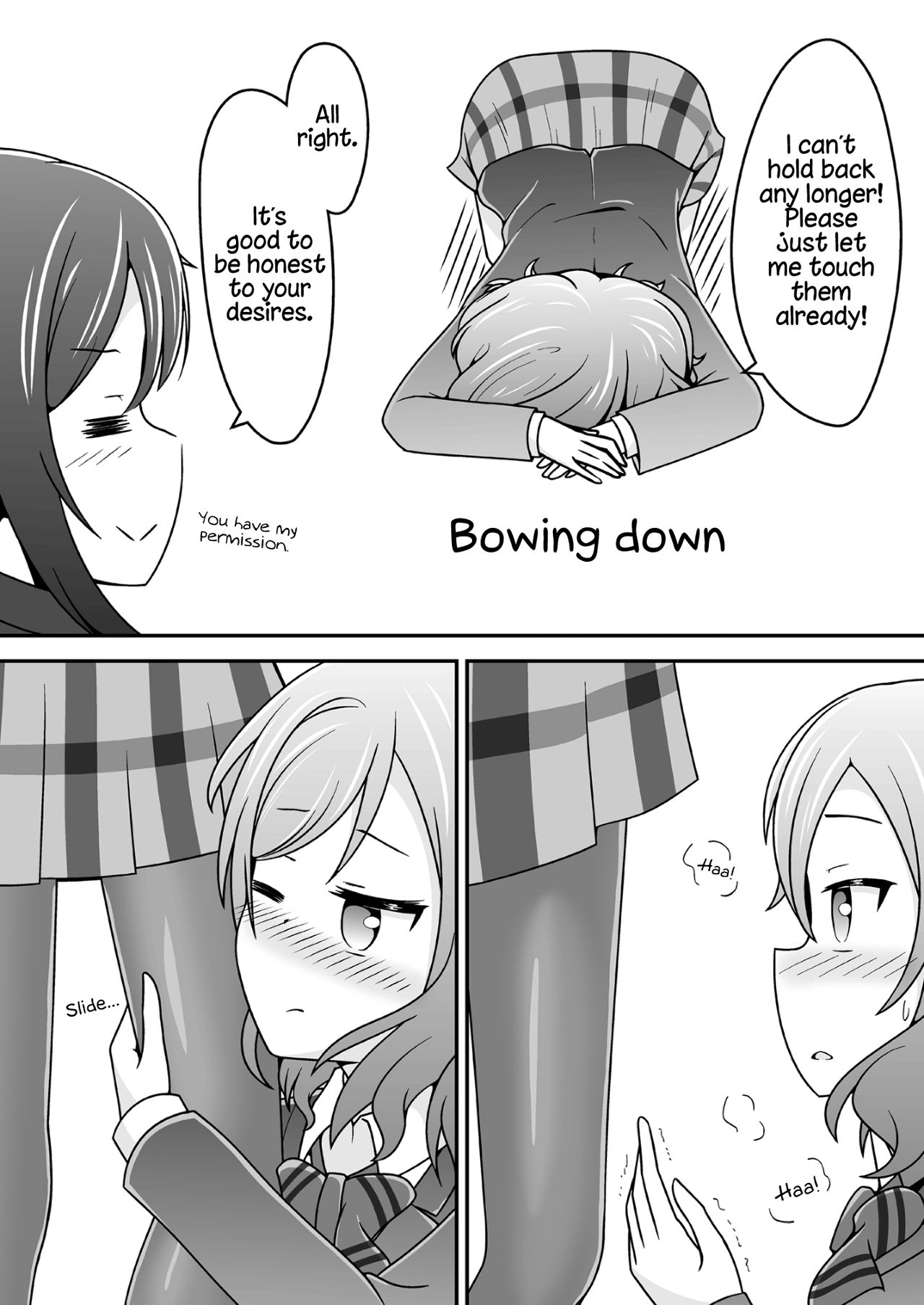 Haikei Nico-chan ga Tights o Haiteki mashita | Nico-chan Put On Tights page 3 full