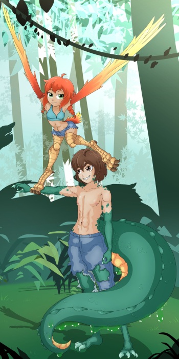 [Rika] A Lizard and his Bird cover