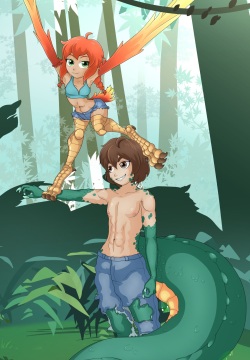 A Lizard and his Bird