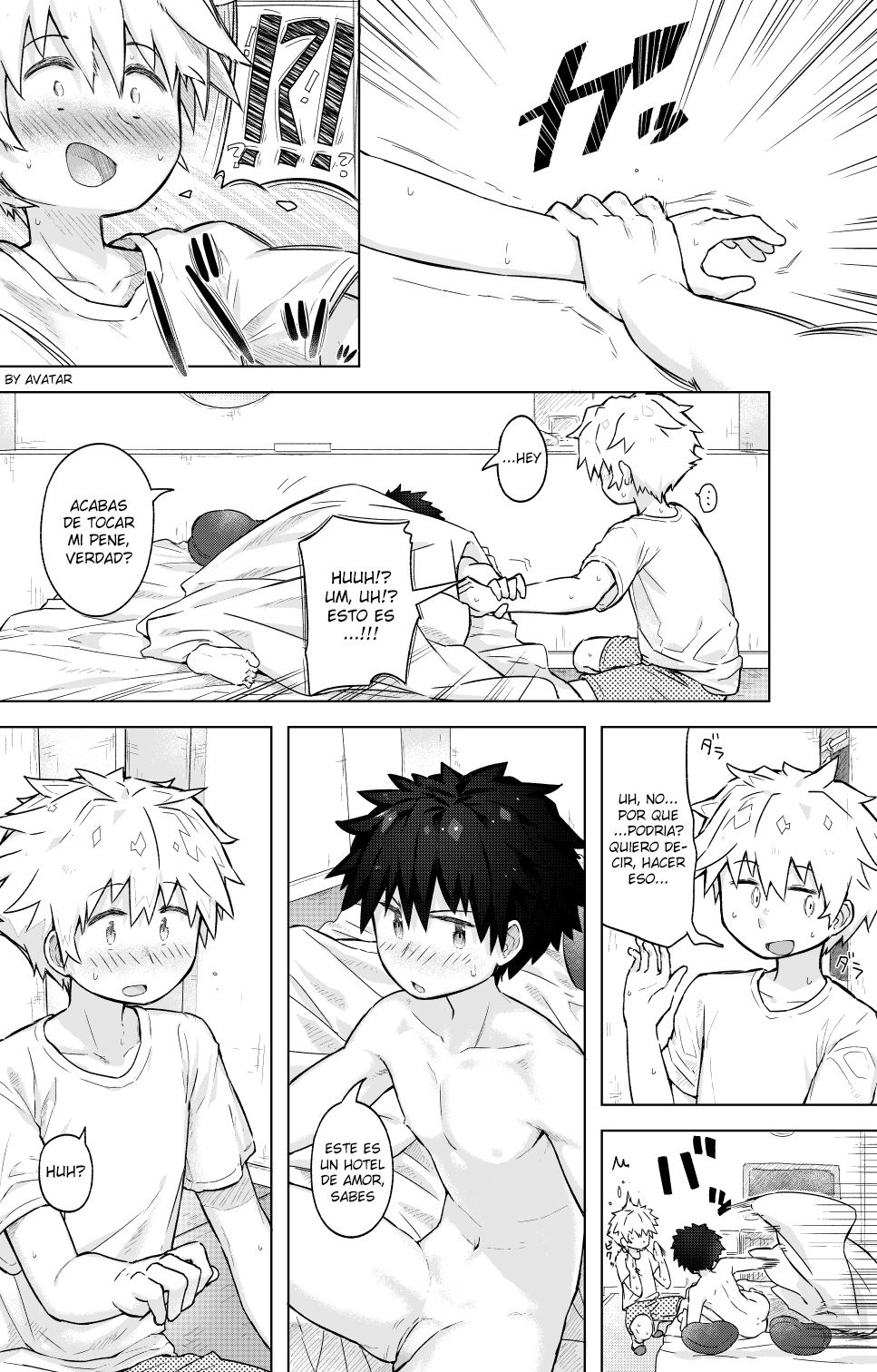 Tomodachi doushi de rabuho ni tomarukoto ni natta page 9 full