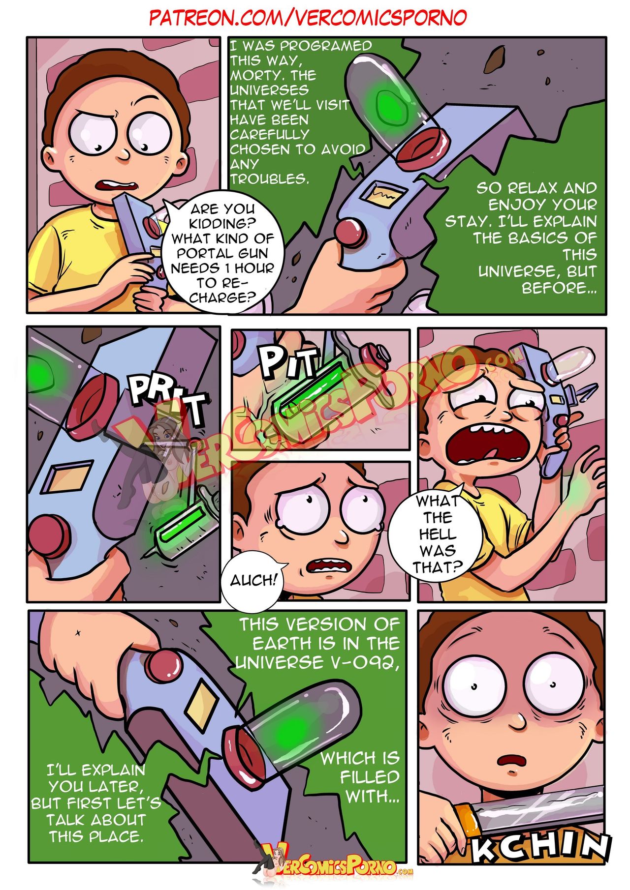 Rick & Morty: Pleasure Trip page 9 full