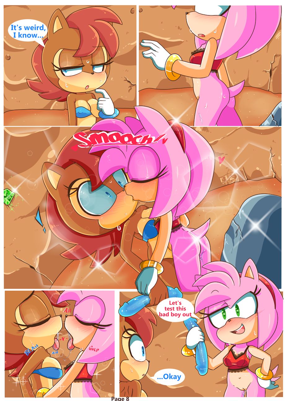 Sally & Amy in The Forbidden Fruit page 9 full